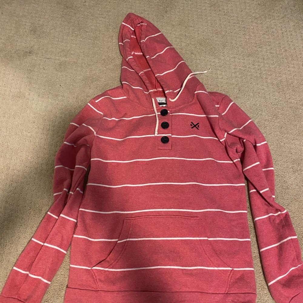 Glamour kills striped hoodie.
